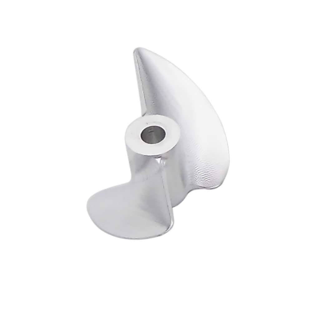 RC Boat Propeller 3mm 30mm P1.4 2-Blades CNC Aluminum Right Hand Prop for RC Racing Boat Speed Mono Oral VEE Boat Hydroplane (Right-Hand)