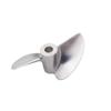 RC Boat Propeller 3mm 30mm P1.4 2-Blades CNC Aluminum Right Hand Prop for RC Racing Boat Speed Mono Oral VEE Boat Hydroplane (Right-Hand) view 3