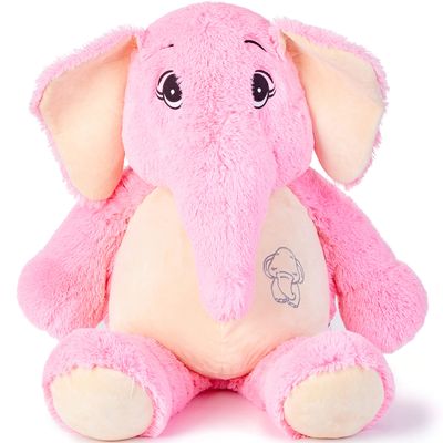 IKASA Giant Elephant Stuffed Animal Plush Toy,39" Large Cute Jumbo Soft Toys,Huge Big Size Fluffy Plushy Fat Oversized Plushie,Gifts for Kids