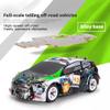QAQQVQ Hobby RC Cars, 30 KM/H 1:28 Scale Fast High Speed Remote Control Car for Adult Boy,4WD 2.4GHz Alloy Chassis Off Road Monster RC Truck Toy All Terrain Racing,2 Batteries view 2