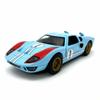 KiNSMART SetOf3 1966 Ford GT40 MKII Heritage Edition 5" 1:32 Scale Die Cast Metal Model Toy Super Race Car Blue Brown Black view 2