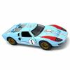 KiNSMART SetOf3 1966 Ford GT40 MKII Heritage Edition 5" 1:32 Scale Die Cast Metal Model Toy Super Race Car Blue Brown Black view 3