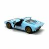 KiNSMART SetOf3 1966 Ford GT40 MKII Heritage Edition 5" 1:32 Scale Die Cast Metal Model Toy Super Race Car Blue Brown Black view 4