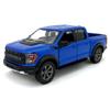 KiNSMART SetOf4 2022 Ford F-150 Raptor 5" 1:46 Scale Die Cast Model Toy Truck Black, White, Red, Blue view 2