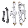 Greendhat Front/Rear Axles Assembly+Drive Shaft Set for Axial SCX24 90081 1/24 RC Car Part ( Color : Silver ) view 1