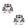 Greendhat Metal Front & Rear Portal Axle with Differential Locker for Axial SCX10 II III YK4082 YK4102 RC Crawler Parts ( Color : Red ) view 2