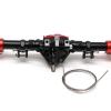 Greendhat Metal Front & Rear Portal Axle with Differential Locker for Axial SCX10 II III YK4082 YK4102 RC Crawler Parts ( Color : Red ) view 4