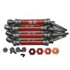 Greendhat 4pcs Heavy Duty CVD F&R Drive Shaft SLA032 Replacement of 6851R 6851X 6852R 6852X for Traxxas 1/10 Stampede 4x4 VXL RC Truck ( Color : Red ) view 1
