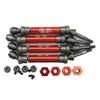 Greendhat 4pcs Heavy Duty CVD F&R Drive Shaft SLA032 Replacement of 6851R 6851X 6852R 6852X for Traxxas 1/10 Stampede 4x4 VXL RC Truck ( Color : Red ) view 2