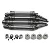 Greendhat 4pcs Heavy Duty CVD F&R Drive Shaft SLA032 Replacement of 6851R 6851X 6852R 6852X for Traxxas 1/10 Stampede 4x4 VXL RC Truck ( Color : Titanium ) view 1