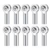 Greendhat 1/10/20Pcs M4 Metal Aluminum Link Rod Ball Head Push Rod Ends Balls Joint Connector for 1/10 RC Crawler Car SCX10 90046 ( Color : 10Pcs ) view 1