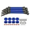 Greendhat 4pcs/Set #45 Steel Aluminum Front /Rear CVD Drive Shaft for rc 1/10 ARRMA 4s Outcast&Kraton Hobby Model car Upgraded hop-up Part ( Color : Black ) view 4