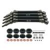 Greendhat 4pcs/Set #45 Steel Aluminum Front /Rear CVD Drive Shaft for rc 1/10 ARRMA 4s Outcast&Kraton Hobby Model car Upgraded hop-up Part ( Color : Red ) view 4