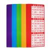 Yuanhe Bingo Paper Game Cards - 3 Cards - 100 Sheets in Mixed Colors view 2