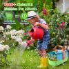 Wisdomlit Bubble Machine, 3-in-1 Bubble Maker, Bubble Blower with 3 Bubble Wheels, Make Small | Medium | Big Bubbles for Kids Toddlers, Bubble Toys for Indoor Outdoor Birthday Party (Multi-Color) view 3