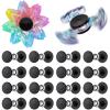 16 Pack Fidget Spinner Bearing and Cap Replacement Set, Chrome Steel Bearing Balls, High Speed 13mmx7mmx4mm Bearings Single Sealed Small Bearings for Fidget Spinner view 1