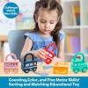 GKDOMS Montessori Learning Toys Sorting & Matching Locks and Keys Toddlers Sensory Car Activity Fine Motor Toy, Birthday Party Favors Valentine's Gifts Back to School Stuffers for Kids Age 2-5 Years view 2