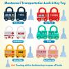 GKDOMS Montessori Learning Toys Sorting & Matching Locks and Keys Toddlers Sensory Car Activity Fine Motor Toy, Birthday Party Favors Valentine's Gifts Back to School Stuffers for Kids Age 2-5 Years view 3