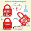GKDOMS Montessori Learning Toys Sorting & Matching Locks and Keys Toddlers Sensory Car Activity Fine Motor Toy, Birthday Party Favors Valentine's Gifts Back to School Stuffers for Kids Age 2-5 Years view 4