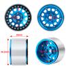 1/10th RC 1.9 Aluminium Beadlock Wheel Rims 35mm Width Upgrades for AXIAL SCX10 TRX4 SCX10-II AXI90046,SCX10-III,D90 view 2