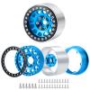 1/10th RC 1.9 Aluminium Beadlock Wheel Rims 35mm Width Upgrades for AXIAL SCX10 TRX4 SCX10-II AXI90046,SCX10-III,D90 view 3