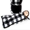 THE QUEEN'S TREASURES Black & White Sleeping Bag Accessory for 18 Inch Dolls Compatible with American Girl view 4