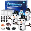 BANBBUR 12 Pack Snowman Crafts for Kids Snowman DIY Kit, Build a Snowman Kit Molding Clay Christmas Crafts,Xmas Gift Christmas Stocking Stuffers for Kids view 1