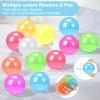 12 Pieces Glowing Sticky Balls, Very Elastic Squishy Balls That Glow in The Dark and Stick to The Ceiling, Ceiling Balls Great for Children's Parties, Stress Relieving Balls for Stress and Anxiety . view 2