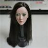 1/6 Scale Female Head Sculpt,Female Killer Straight Hair Head Carved for 12inch Soldier Action Figure Body Doll Collection (B) view 1