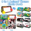 Baby Toys 0-6 Months - Tummy Time Toy Baby Mirror Infant Toys with Cloth Book - Black and White High Contrast Baby Toy for Newborn - Montessori Sensory Toy 0 2 3 4 5 6-12 Months Boy Girl Shower Gifts view 2