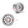 RC-Hub 4Pcs Aluminum Alloy 1.9" Beadlock Wheel Rims for 1/10 Axial SCX10 D90 TRX-4 CC01 RC Crawler Car (Mattee Sliver) view 4
