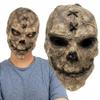 Bulex Scary Skull Mask Horror Ghost Devil Scary Face Creepy Latex Halloween Masquerade Party Cosplay Headgear Prop view 4