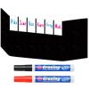 Aizesuro Acrylic Erasable Screen Top Initiative Trackers 6PCS for DND, Other Tabletop RPG (White 6pcs) view 1