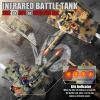 Supdex 1/24 RC Battle Tank Set, Remote Control USA M1A2 and Ger Leopard II Army Toy That Shoots for Kids and Adults, 2.4G Tank Model Toy for Boys Age 6+ Year Old with Sound Effects, Lights and Smoke view 2