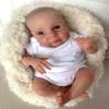 iCradle Reborn Baby Doll 20 Inch Newborn Baby Dolls Silicone Reborn Toddler Doll Blue Eyes Without Eyelashes Toy Accessories Gift for Collection & Kids Age 3+ view 3