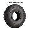 INJORA 1.0 Tires-S4 Multi Terrain Pin Crawler Tires for TRX4M SCX24 AX24 FCX24 Upgrade Parts, 65 * 19mm,T2440 view 2