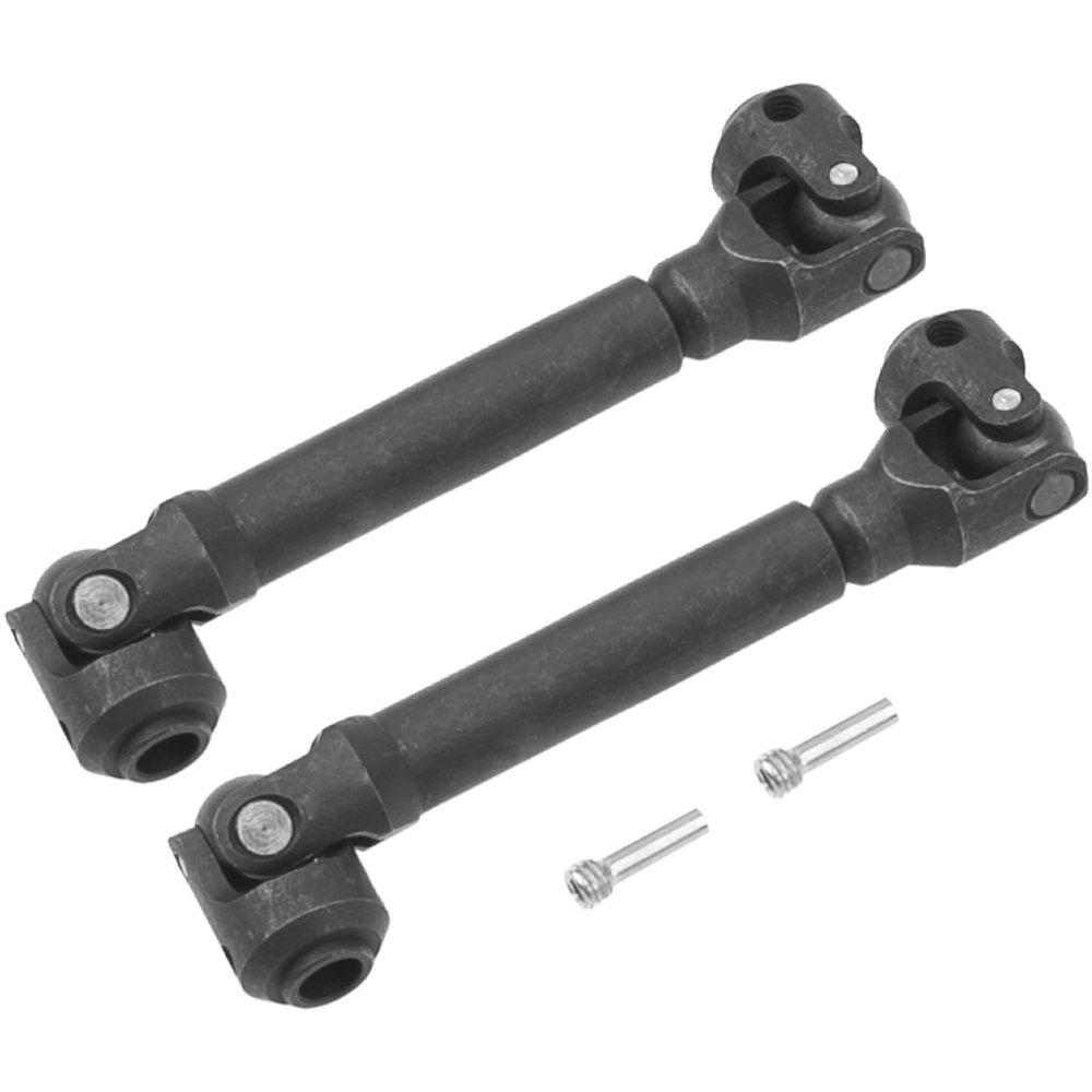 2Pcs ShareGoo Universal Drive Shaft CVD Driveshaft Upgrade Parts Compatible with Axial SCX10 SCX10-II Redcat Gen7 Gen8 RC4WD D90 1/10 RC Crawler Car (87-122mm)
