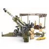 2022 New Anti-Tank Gun, Military Brick Sets, Army Series Building Block with 2 Soldiers Figures (258 Pieces) view 2