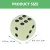 OSALADI 60pcs Six-Sided Dice for Ktv Entertainment Glow Dark Gaming Props for Parties and Boys and Girls Learning Activities and Lightweight Design view 4