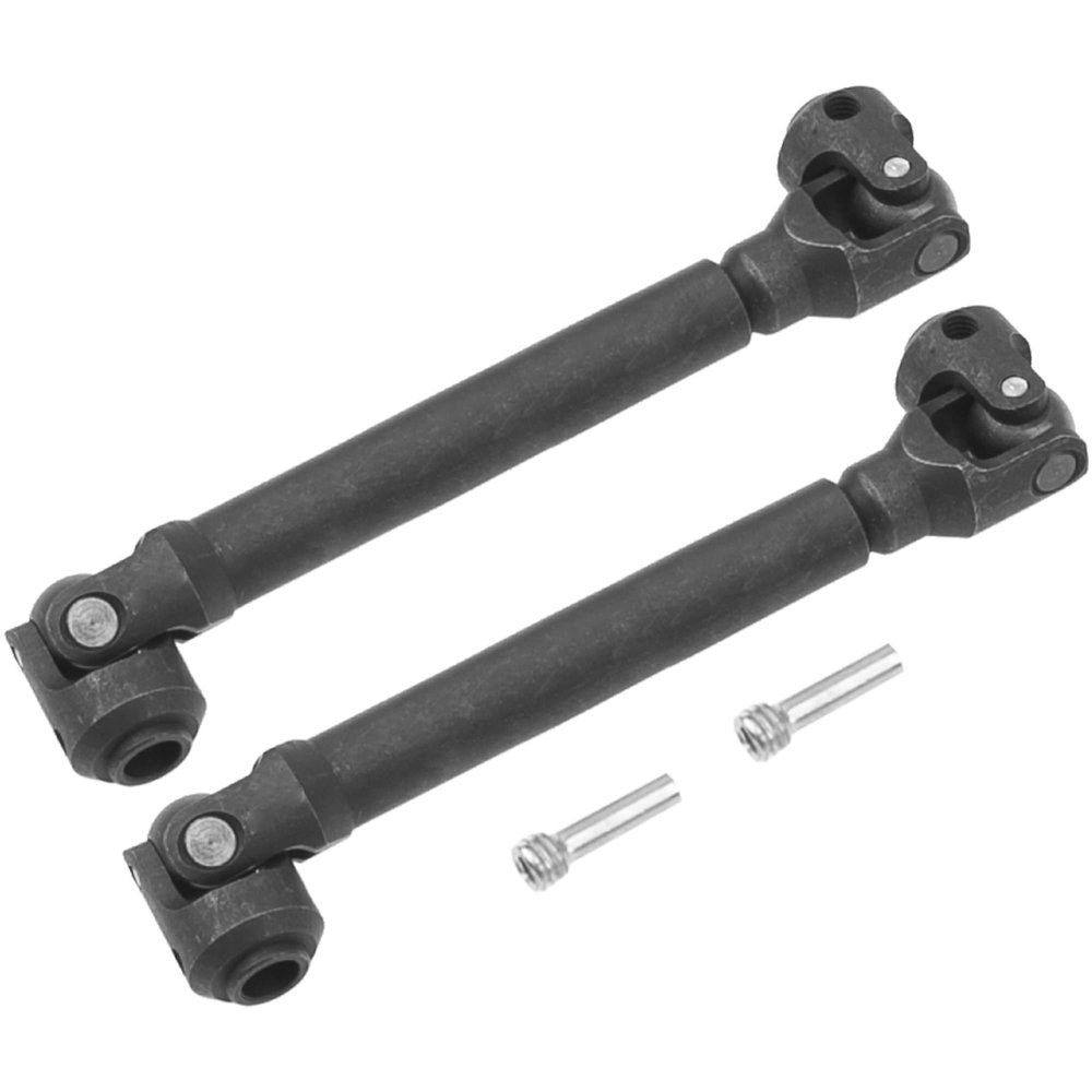 2Pcs ShareGoo Universal Drive Shaft CVD Driveshaft Upgrade Parts Compatible with Axial SCX10 SCX10-II Redcat Gen7 Gen8 RC4WD D90 1/10 RC Crawler Car (97-137mm)