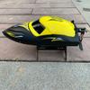 Ssccgym RTF RTR Large Remote Control Speed Boat 35-55km/h 3S Battery for Adults RC Brushless Submarine Watercraft 30-35km/h+ on Lake Pool Sea (Yellow) view 3