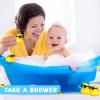 150 Pcs Yellow Mini Rubber Ducks in Bulk with 150 Pcs Sunglasses Christmas Duck Gifts Small Mini Bath Toys Float Pool Bulk Toys for Baby Shower Birthday Party Christmas Stocking Stuffers view 4
