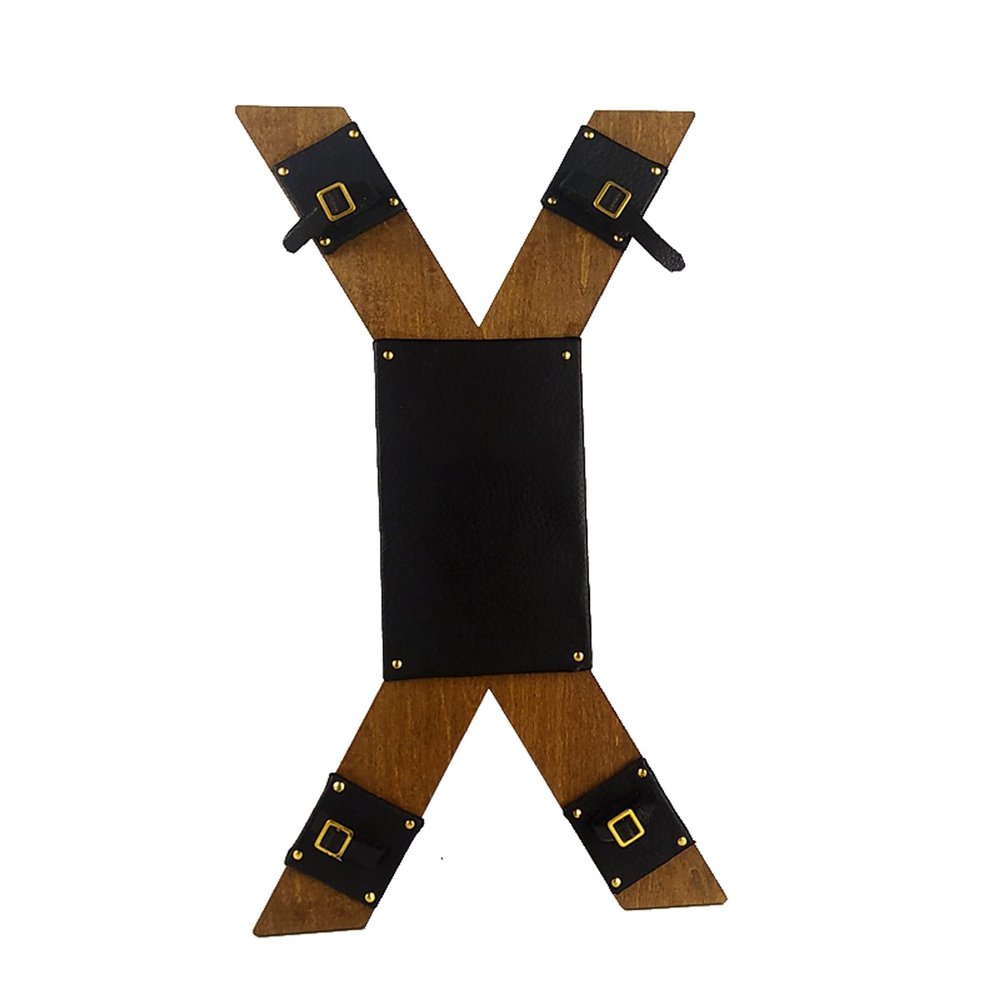 1/12 Wooden Torture Tool Model Soldier Figures Scene Action Figure Accessories Halloween decorations (1/12 Scale)