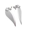 1Pair 92 * 33mm Racing Boat Turn Fins CNC Metal Aluminum Alloy for Gasoline Nitro RC Boat Speed Mono VEE Oval Racing Boat view 1
