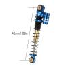 INJORA RC 43mm Shocks Aluminum Threaded Tele Absorber Damper for Axial SCX24 Gladiator Bronco C10 JLU Deadbolt B17 1/24 Upgrade(Blue) view 2