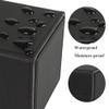 AEGIS GUARDIAN Card Deck Box for MTG, Commander Deck Box Hold 120+ Sleeved Cards, Leather Strong Magnet Card Deck Case Holder for Magic Cards TCG CCG, Black view 3