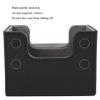 AEGIS GUARDIAN Card Deck Box for MTG, Commander Deck Box Hold 120+ Sleeved Cards, Leather Strong Magnet Card Deck Case Holder for Magic Cards TCG CCG, Black view 4