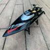 Ssccgym RTF RTR Large Remote Control Speed Boat 3S Battery RC Brushless Submarine Watercraft 35-55km/h with LED Lights for Adults on Lake Pool Sea (Black Brushless) view 2