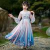AINIFU Hanfu Princess Dress for Girl Birthday Summer Tang Suits Dress Stage Movie Performance view 2