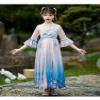 AINIFU Hanfu Princess Dress for Girl Birthday Summer Tang Suits Dress Stage Movie Performance view 3